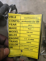 2013 Dodge Ram 1500 5.7L Hemi V8 Engine Ran Great