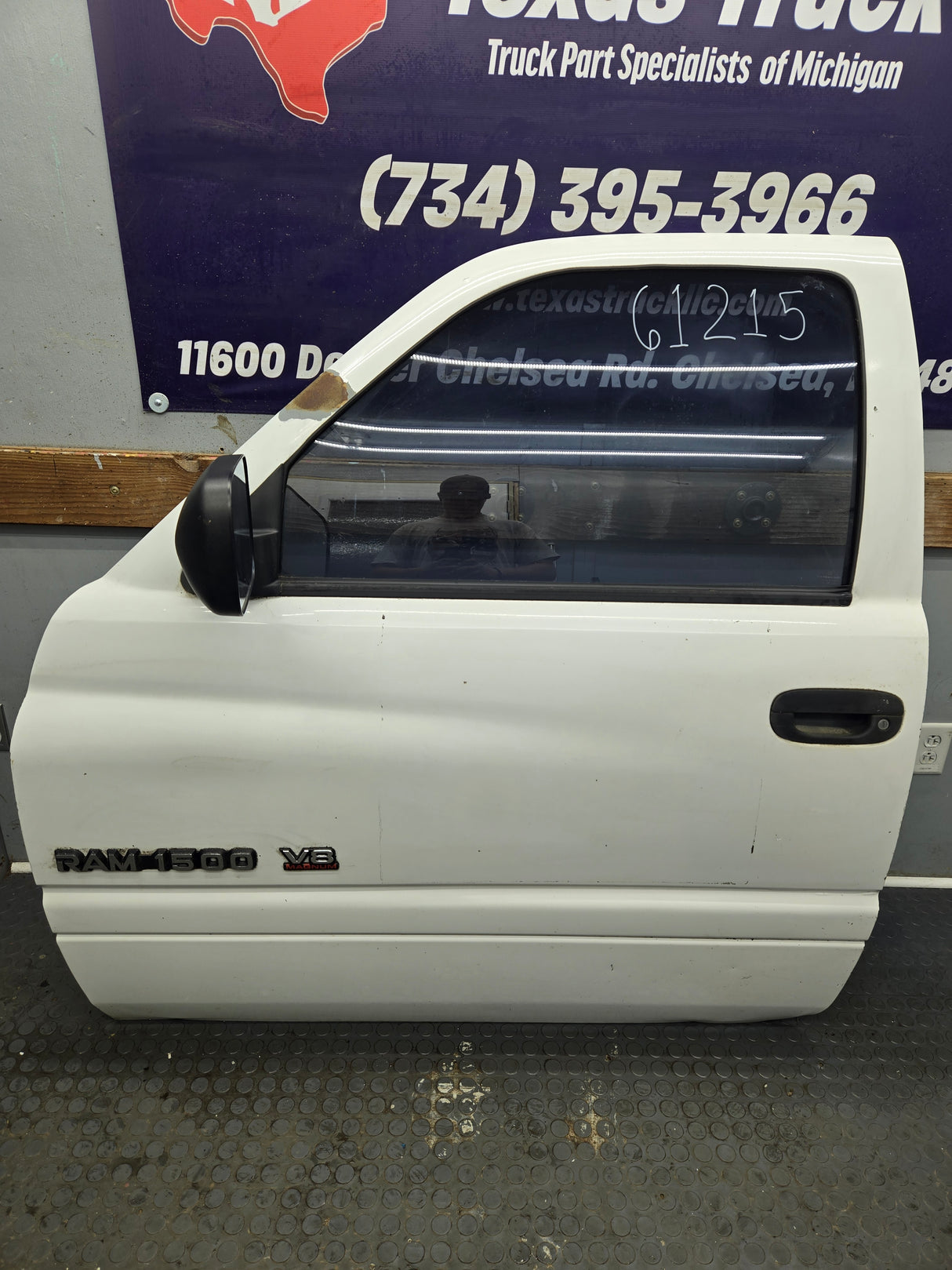 1994-2002 Dodge Ram 2nd Gen LH Driver Side Front Door Regular Cab / 2 Door Ext Cab 1500 2500 3500 ROUND CORNER