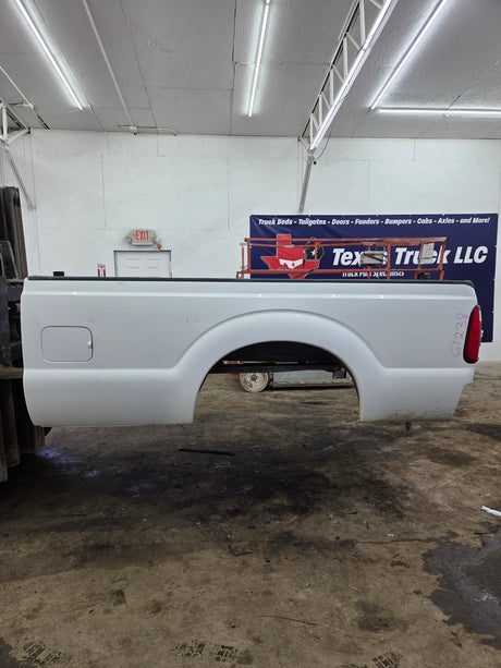 2011-2016 Ford F250 F350 Super Duty 8' Long Truck Bed - Oxford White