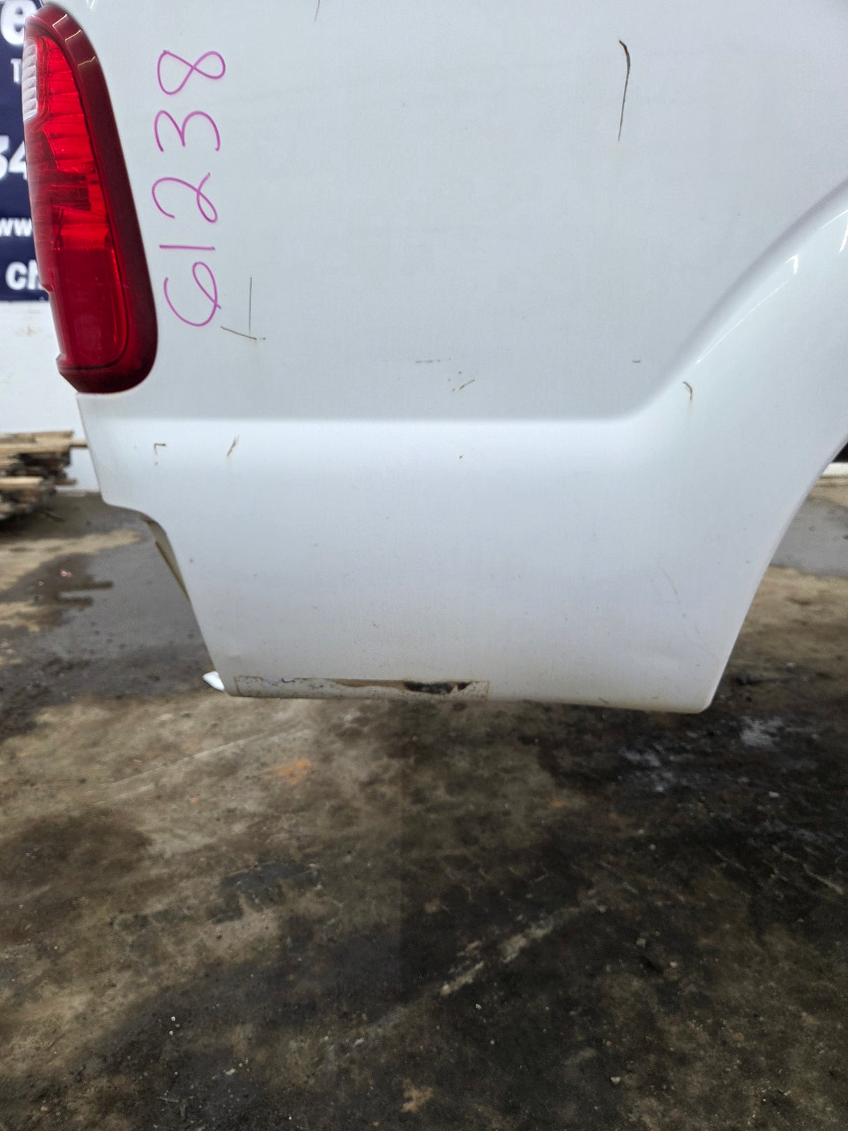 2011-2016 Ford F250 F350 Super Duty 8' Long Truck Bed - Oxford White
