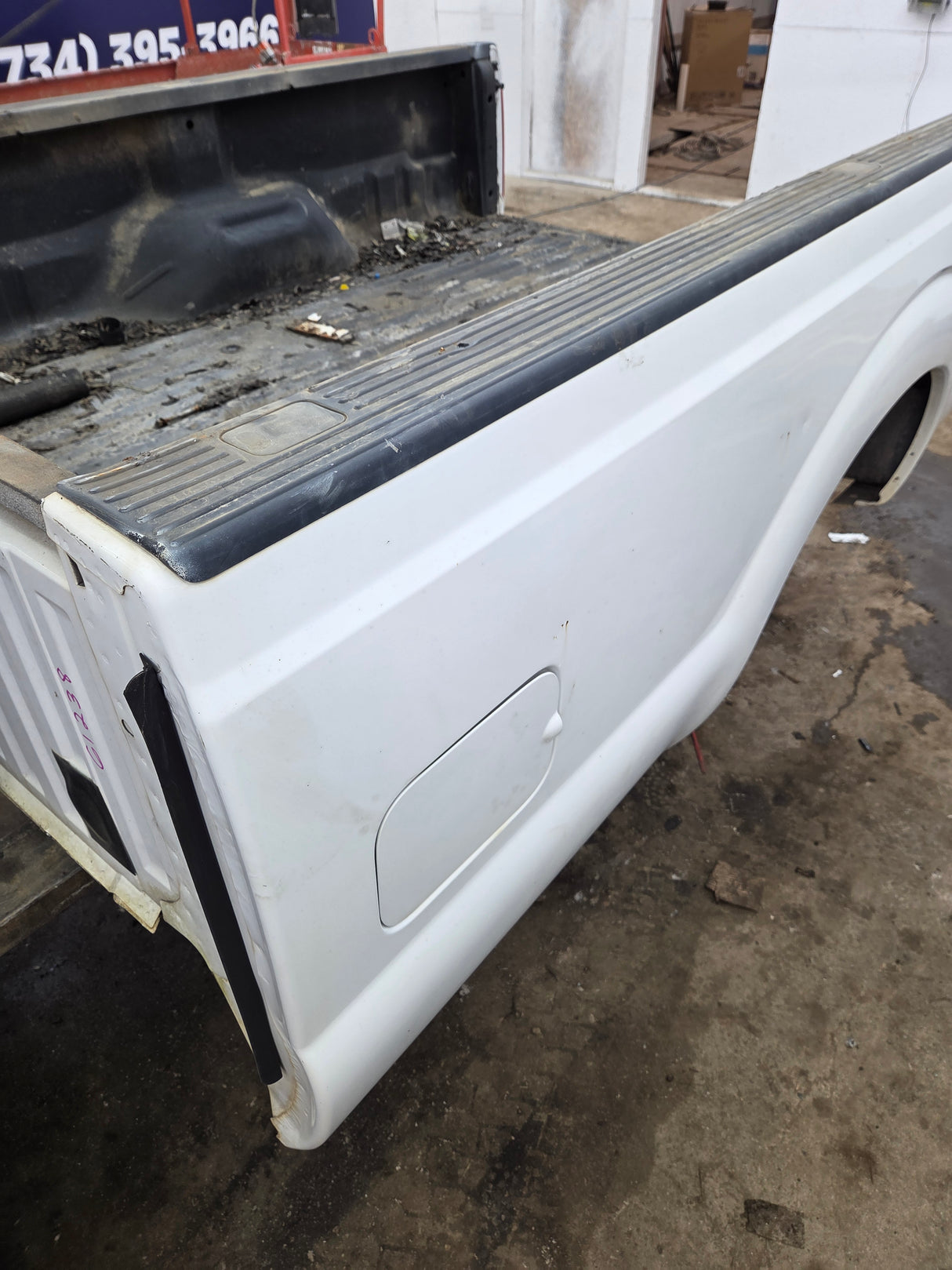 2011-2016 Ford F250 F350 Super Duty 8' Long Truck Bed - Oxford White
