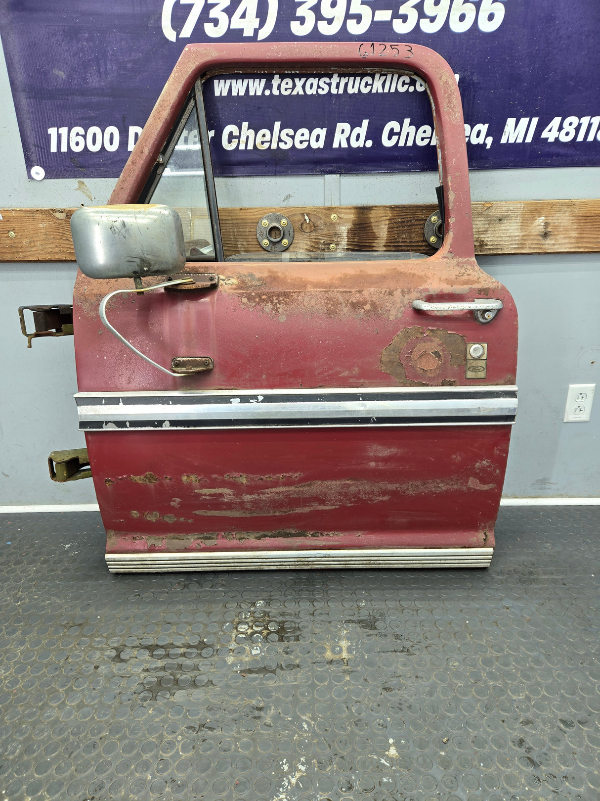 1968-1972 Ford F100 F250 F350 Front Left Hand Door