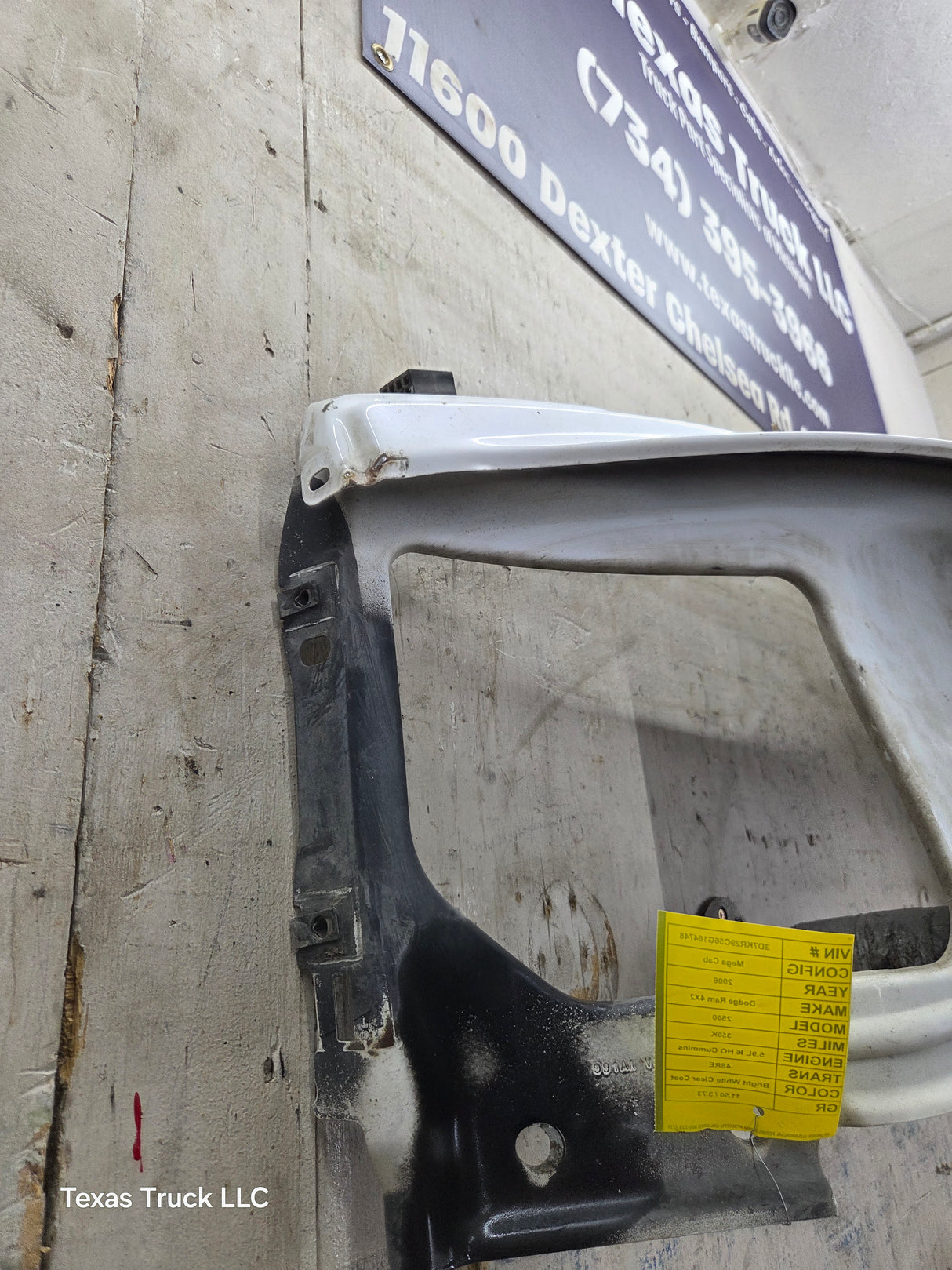 2006-2008 Dodge Ram 3rd Gen 1500 2500 3500 LH Driver Side Fender