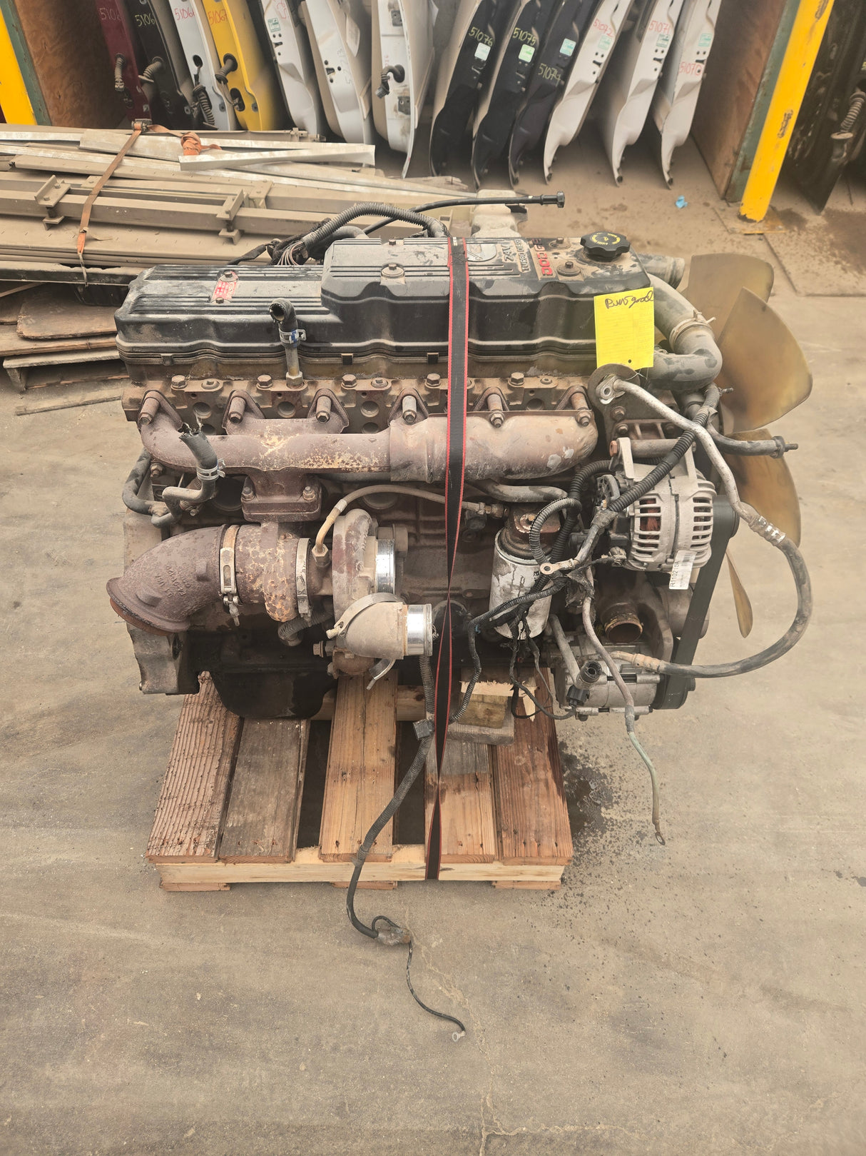 2006 Dodge Ram 3500 5.9L 24v Cummins Turbo Diesel Complete Engine Ran Great