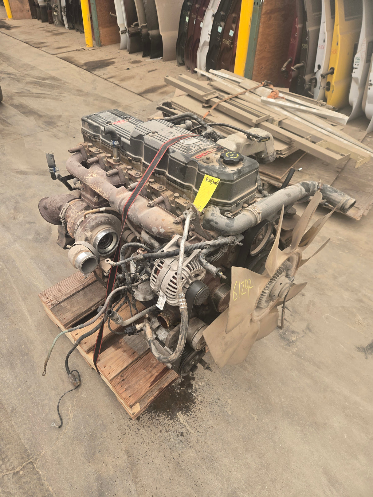 2006 Dodge Ram 3500 5.9L 24v Cummins Turbo Diesel Complete Engine Ran Great