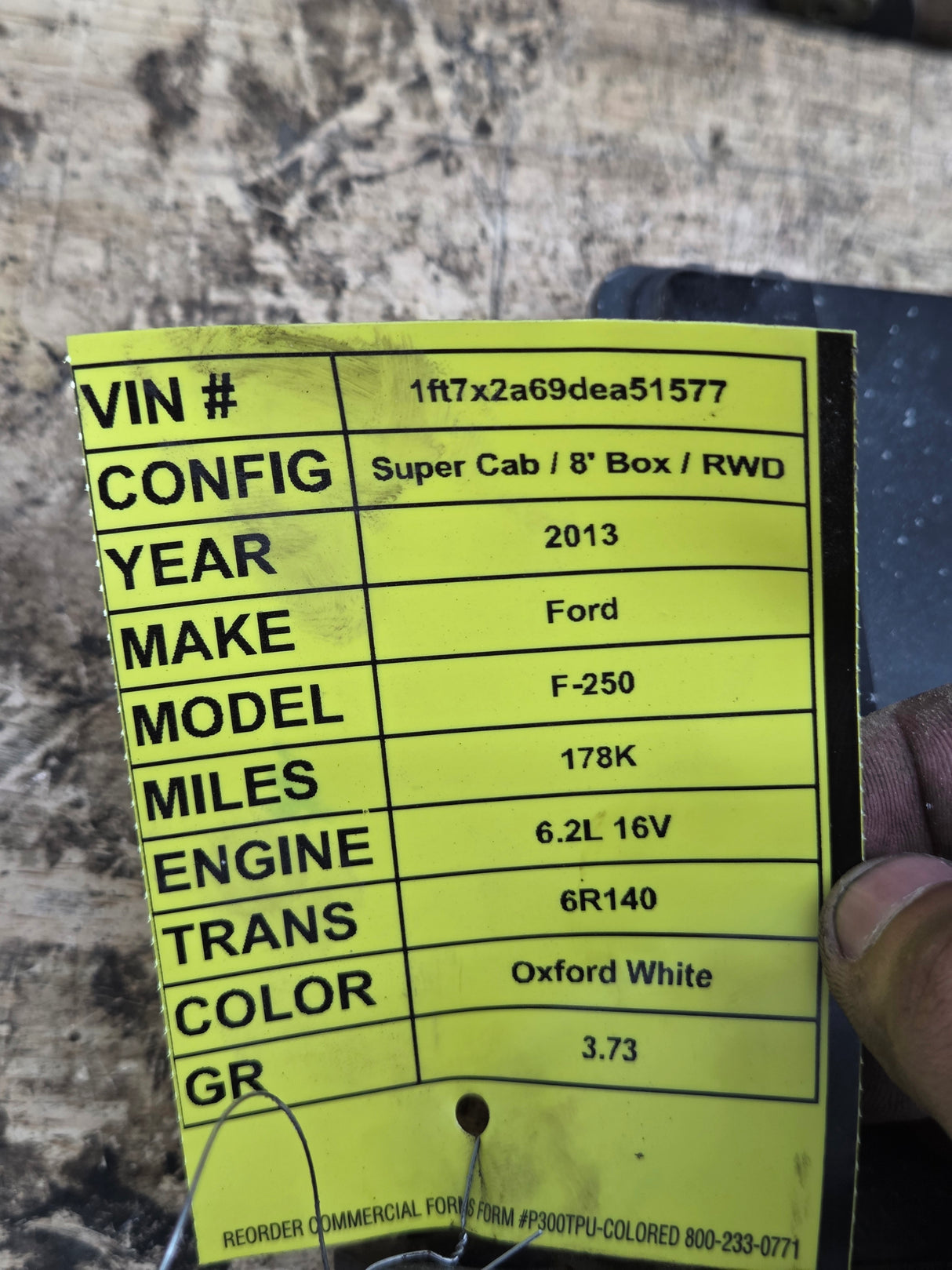 2013-2014 Ford F250 F350 6.2L PCM KWN4 / DC3A-12A650-AUE