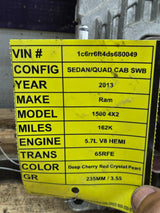 2013 Dodge Ram 1500 5.7L HEMI PCM - P68089625AG