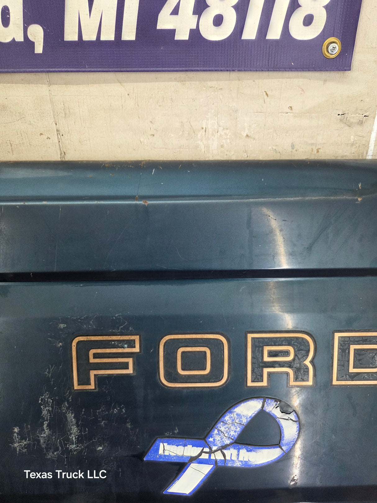 1980-1986 Bullnose / Bricknose / OBS Ford F100 F150 F250 F350 Tailgate