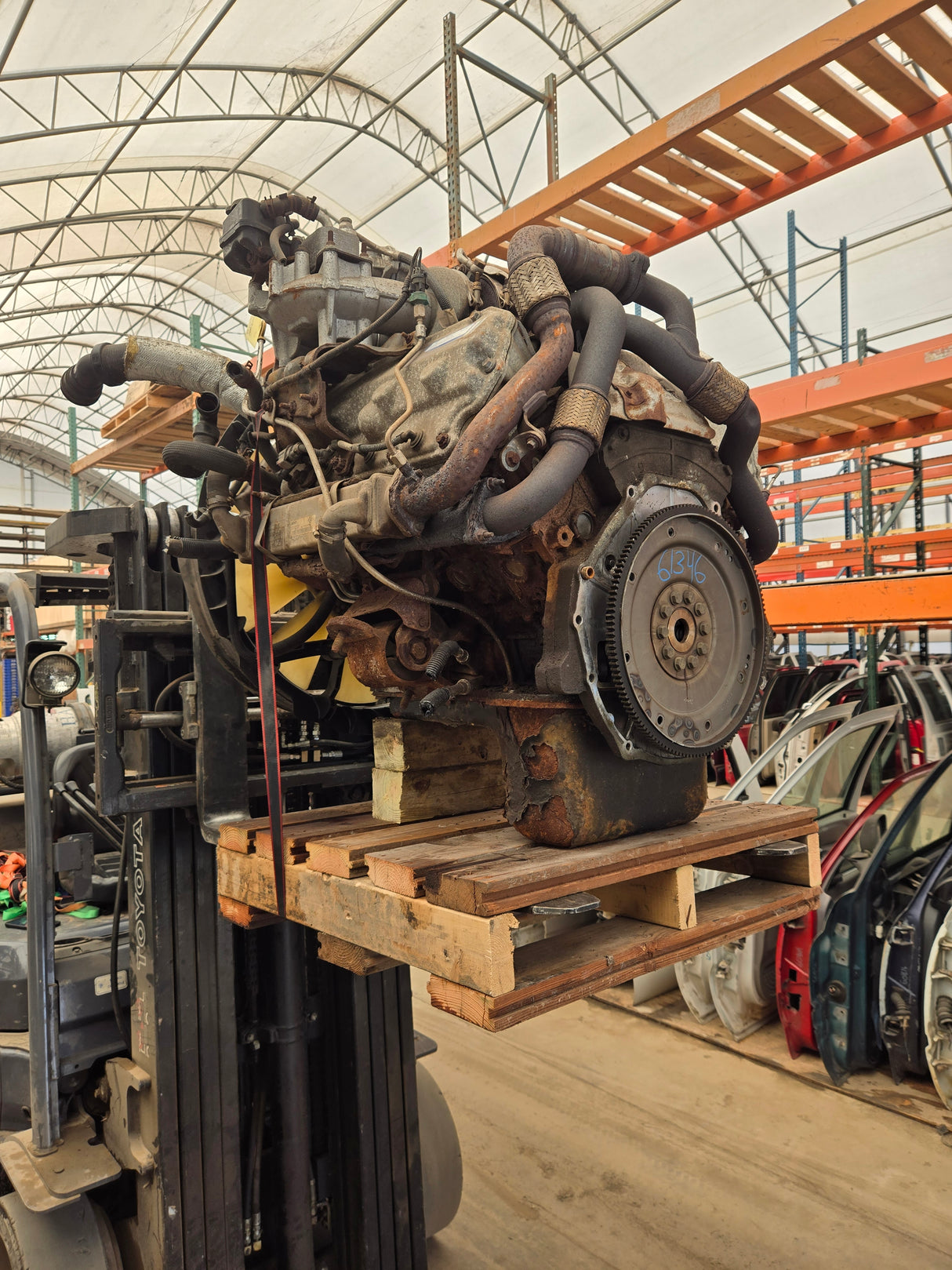 2008-2010 6.4 L Power Stroke Diesel Engine Ran Great Ford Super Duty 46k miles