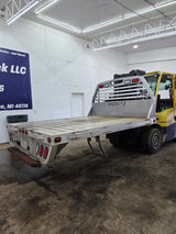 8' Aluminum Flatbed Single Rear Wheel Universal Off A Ford Super Duty