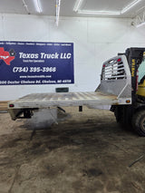 8' Aluminum Flatbed Single Rear Wheel Universal Off A Ford Super Duty