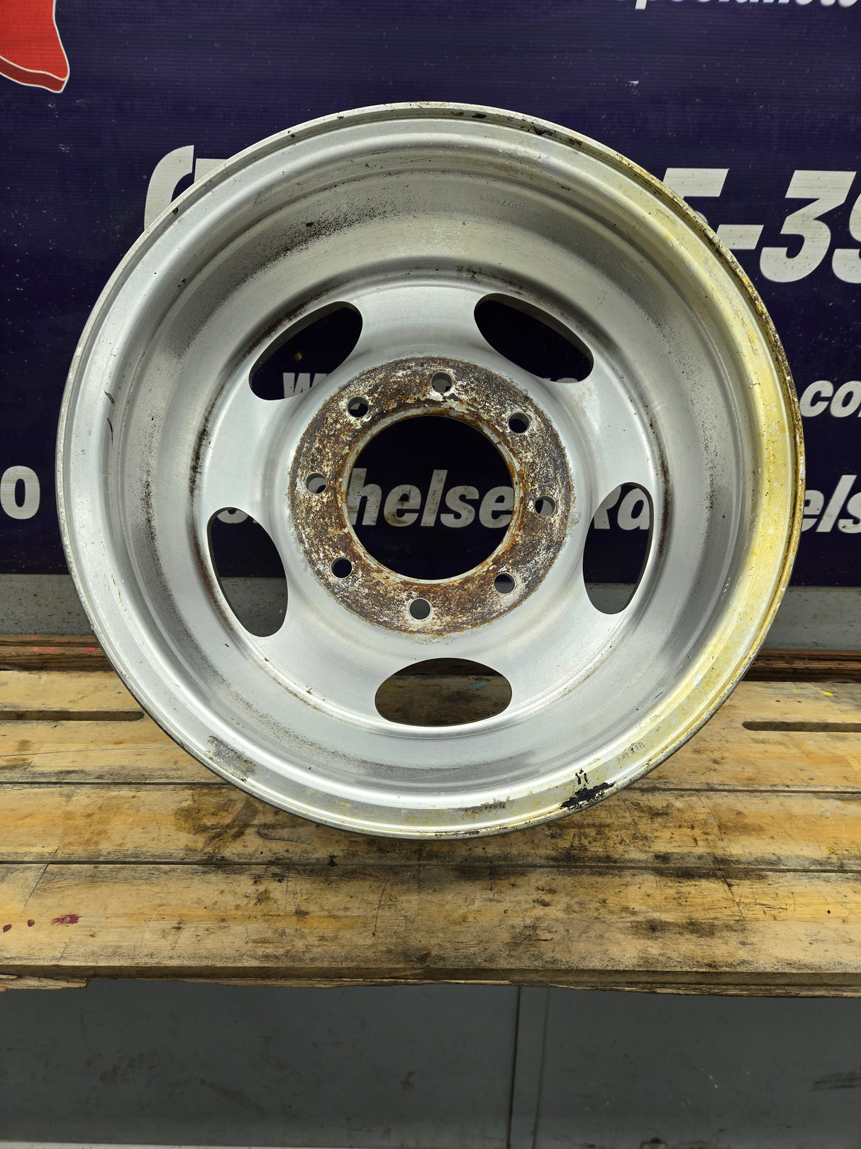 1999-2004 Ford F250 F350 Super Duty Excursion 16" Polished Aluminum Wheel Rim