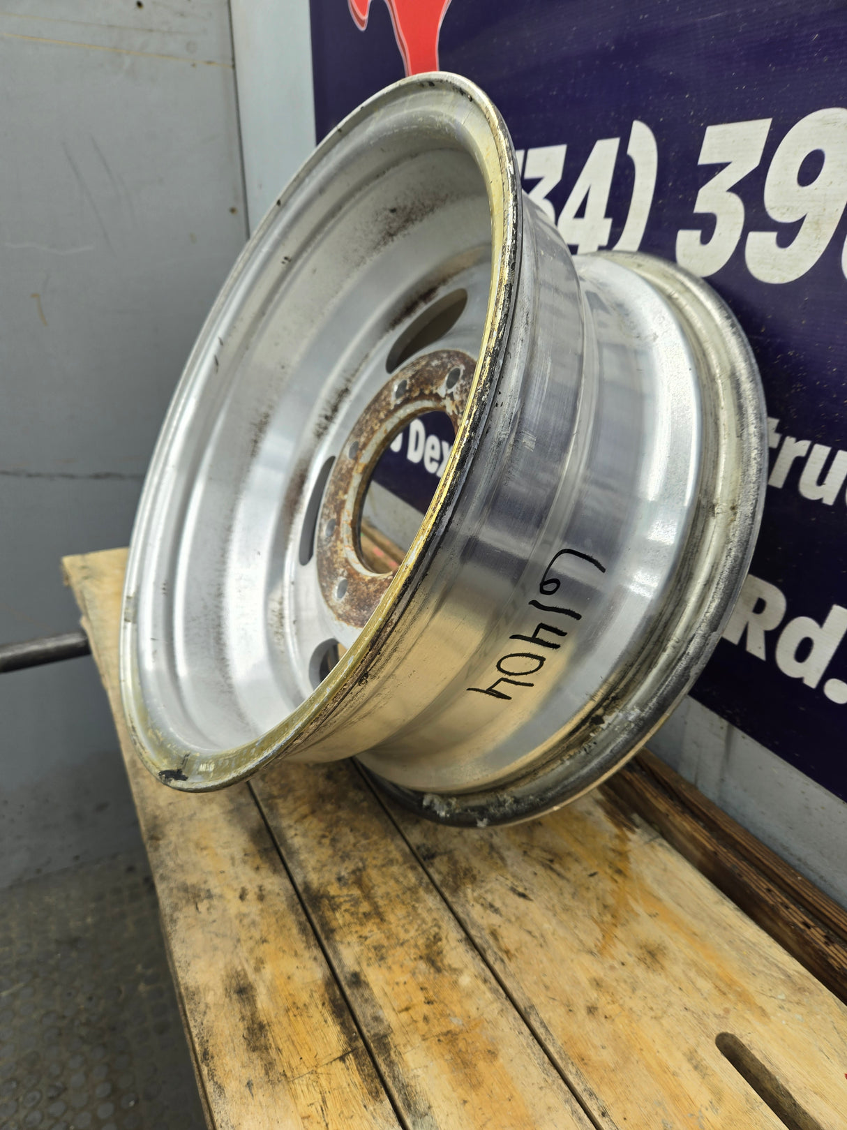 1999-2004 Ford F250 F350 Super Duty Excursion 16" Polished Aluminum Wheel Rim