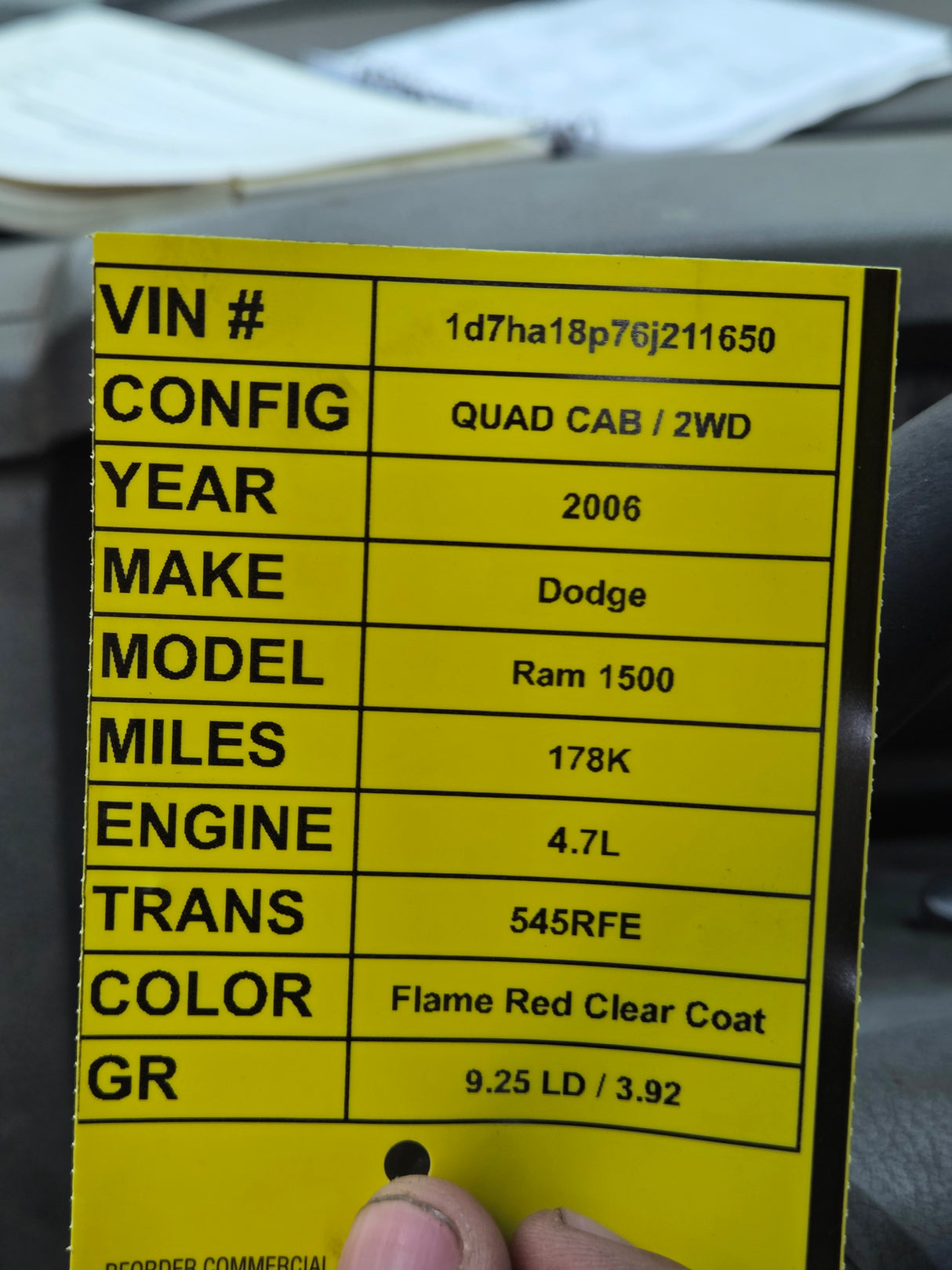 2003-2008 Dodge Ram 3rd Gen Quad Cab Crew Cab 1500 2500 3500 4500 5500