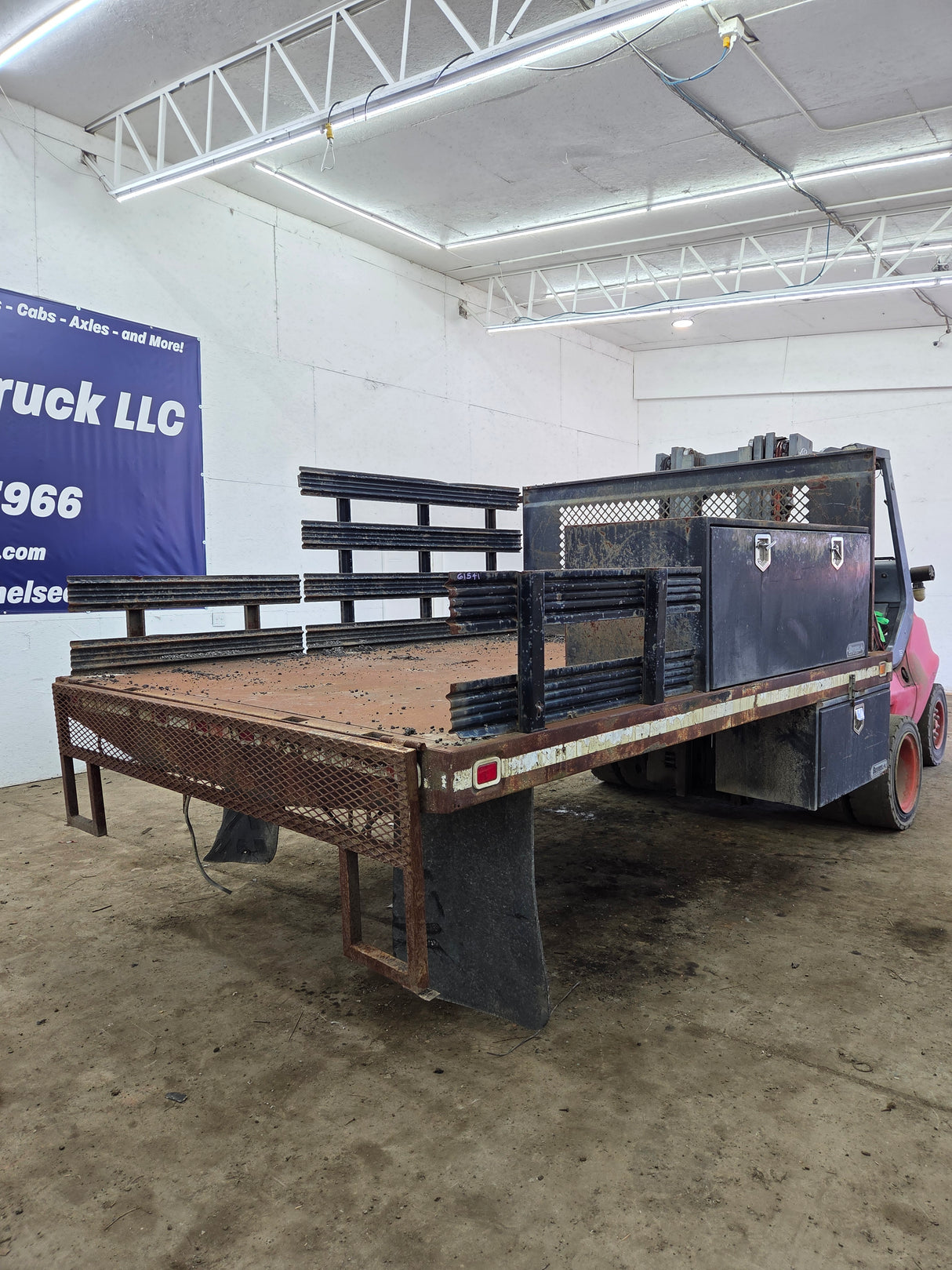 10' Steel Pickup Truck Dual Rear Wheel Utility Flatbed Universal