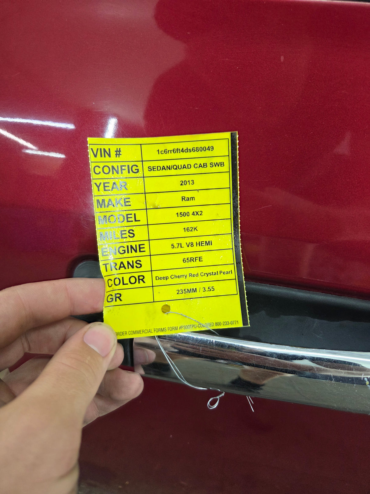 2009-2018 Dodge Ram 4th Gen Passenger Side RH Front Quad Cab Door 1500 2500 3500 4500 5500