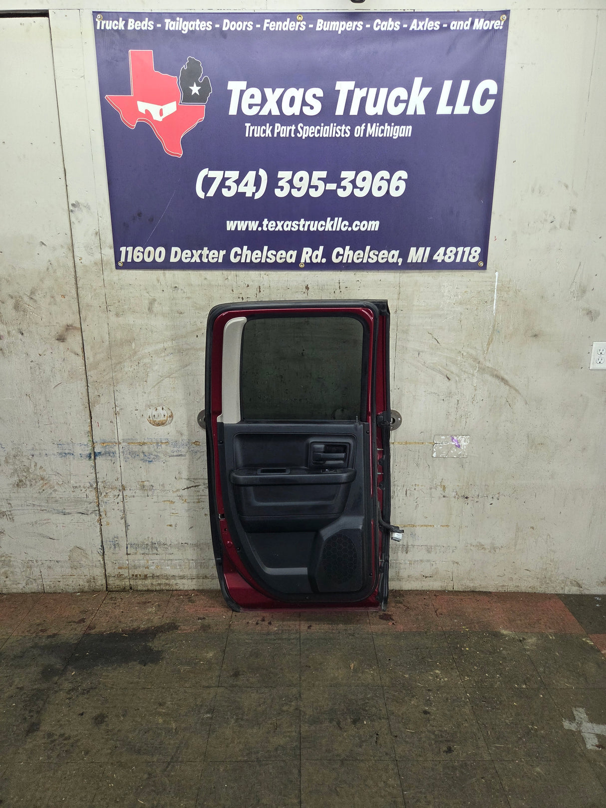 2009-2018 Dodge Ram 4th Gen Driver Rear Quad Cab Door 1500 2500 3500