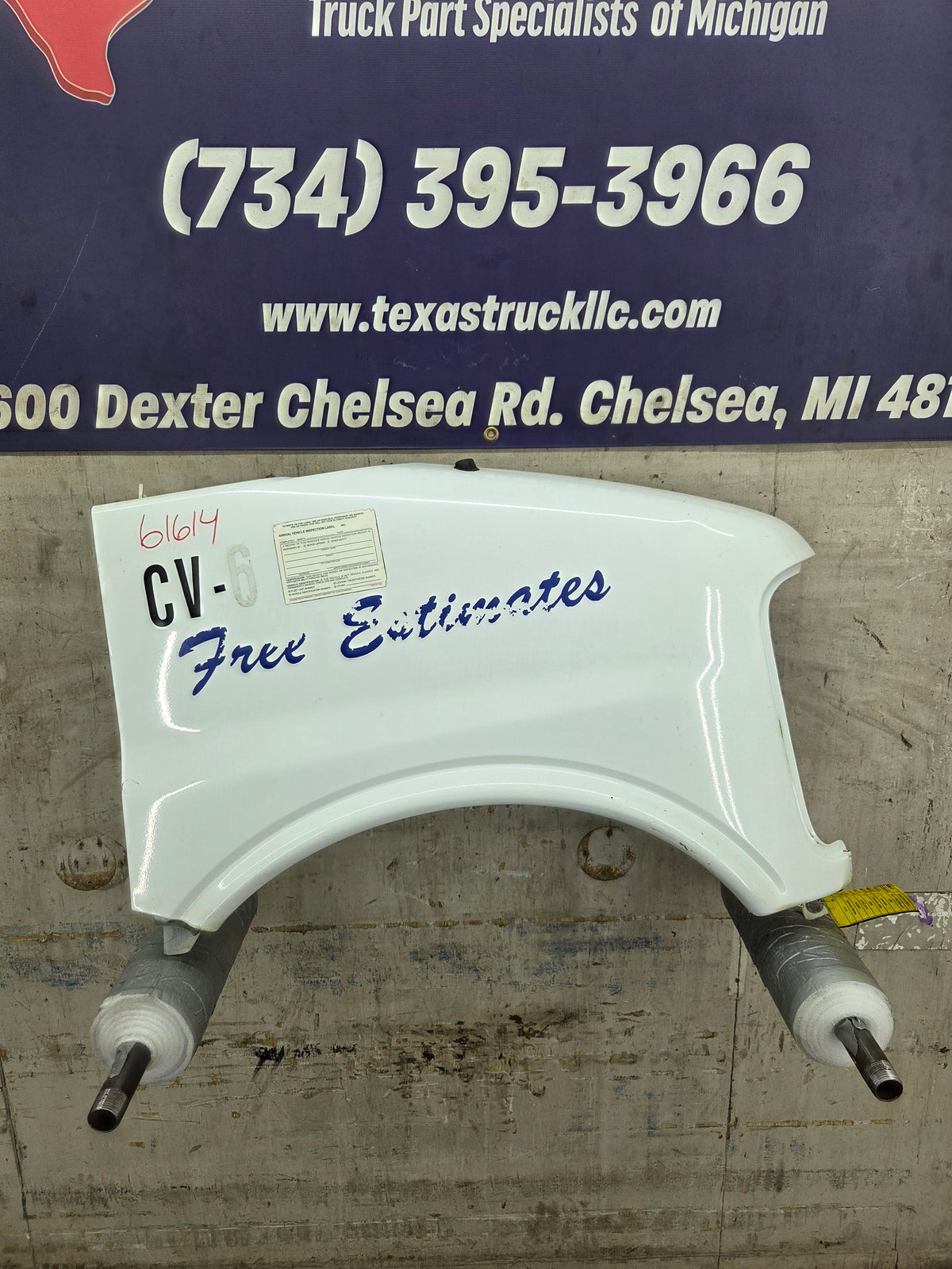 1996-2002 Chevrolet / GMC Express Savana 1500 2500 3500 Right Hand Passenger Side Front Fender