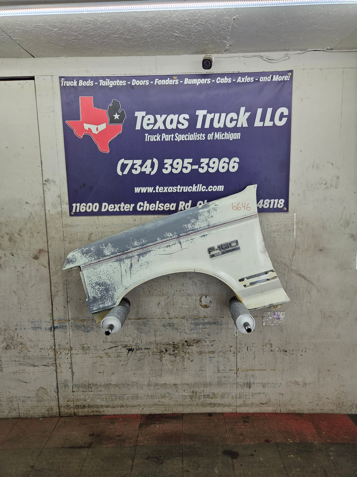 1987-1991 Ford F-150 F-250 F-350 F-450 F-550 DRIVER FENDER
