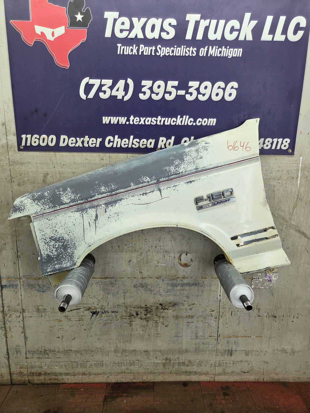 1987-1991 Ford F-150 F-250 F-350 F-450 F-550 DRIVER FENDER