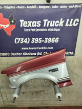 1992-1997 OBS Ford F Series F250 F350 F450 F550 Driver Side LH Front Fender