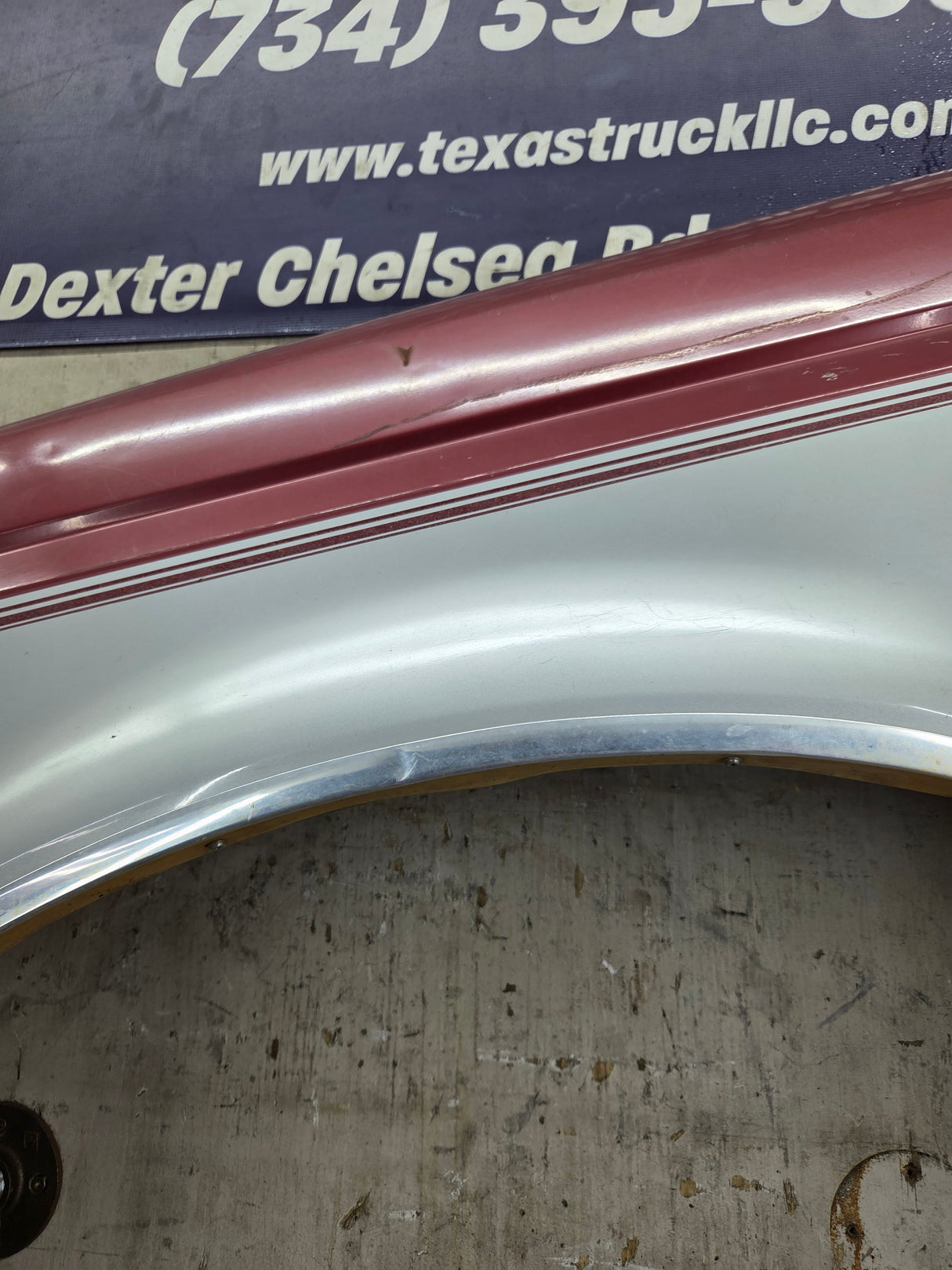 1992-1997 OBS Ford F Series F250 F350 F450 F550 Driver Side LH Front Fender