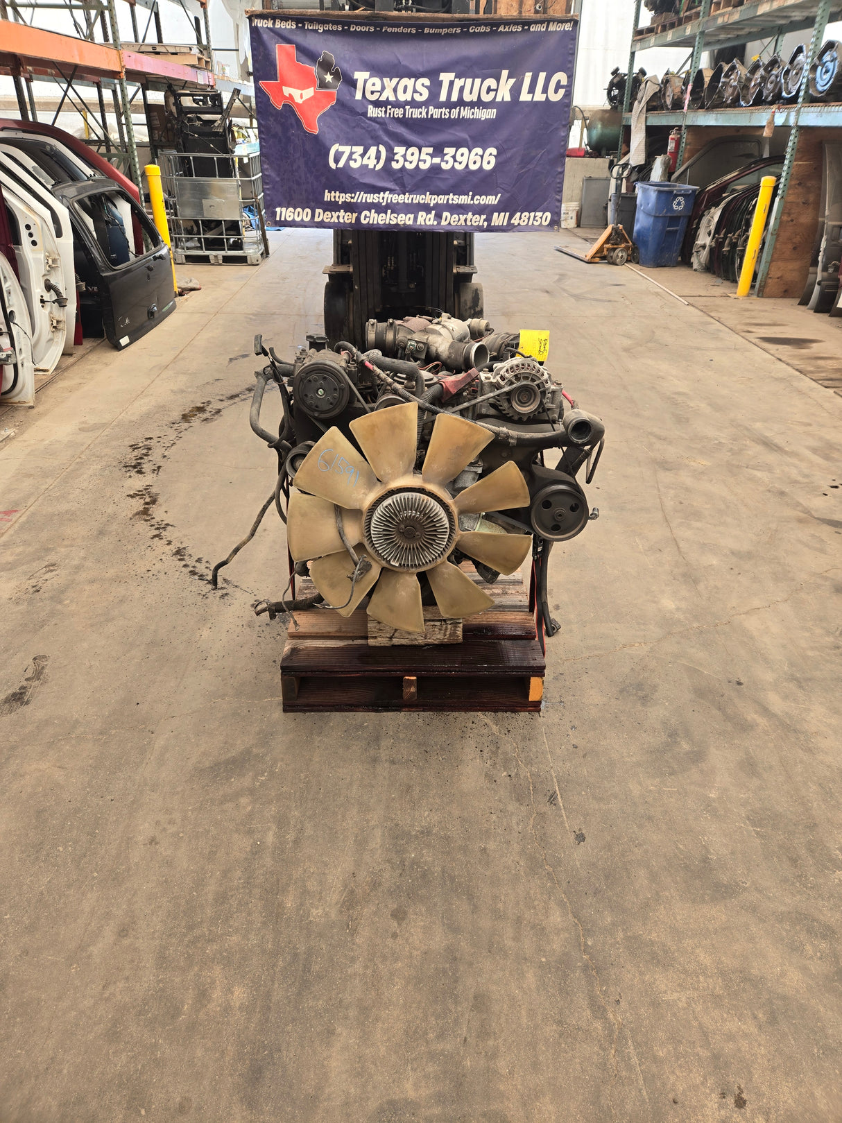 1999-2003 7.3L Power Stroke Diesel Engine Ford Super Duty F250 F350 F450 F550 International Navistar 236k Miles