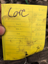 1992-1997 7.3L Power Stroke Diesel Engine Ford BURNED Unknown Running Condition CORE