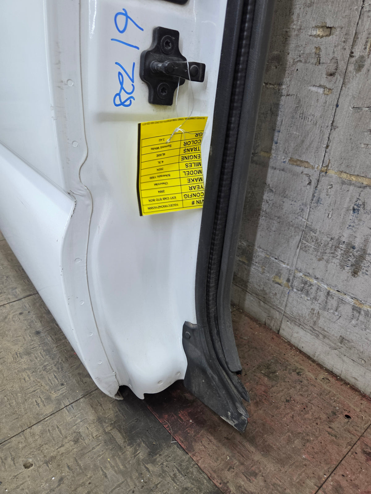 1999-2006 Chevrolet Silverado / GMC Sierra 1500 2500 3500 HD Rear Passenger side Extended Cab Rear Door