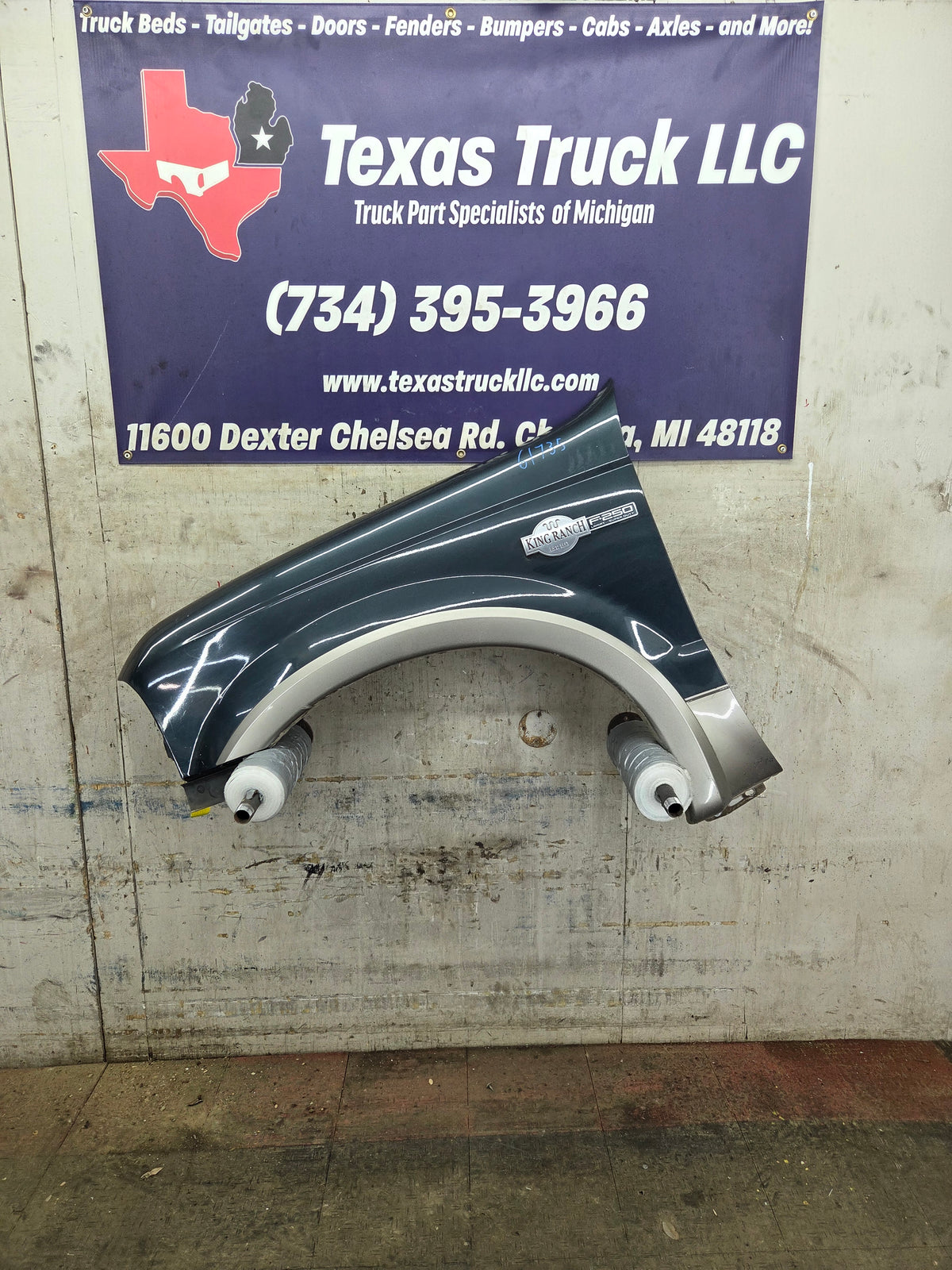 1999-2007 Ford Super Duty LH Driver Side Front Fender F250 F350 F450 F550 Excursion