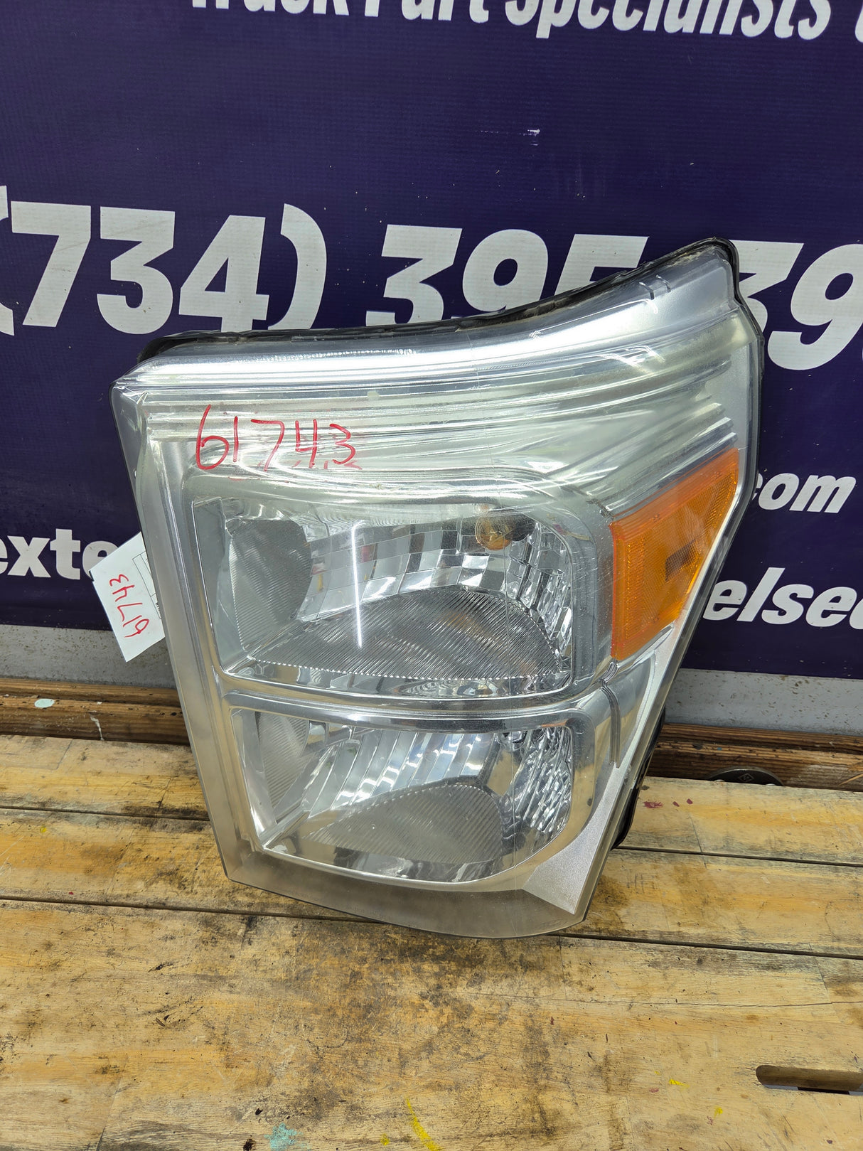 2011-2016 Ford Super Duty F250 F350 F450 F550 LH Driver Side Headlight BC34-13006-A 6.7L Power Stroke 6.2L Gas
