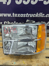 2007-2013 Chevrolet Silverado 1500 2500 3500 LH Driver Side Halogen Headlight