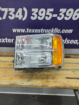 2007-2013 Chevrolet Silverado 1500 2500 3500 LH Driver Side Halogen Headlight
