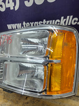 2007-2013 Chevrolet Silverado 1500 2500 3500 LH Driver Side Halogen Headlight