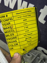 2008 Ford F250 F350 F450 F550 6.4L PCM JFZ9 / 8C3A-12A650-CJK