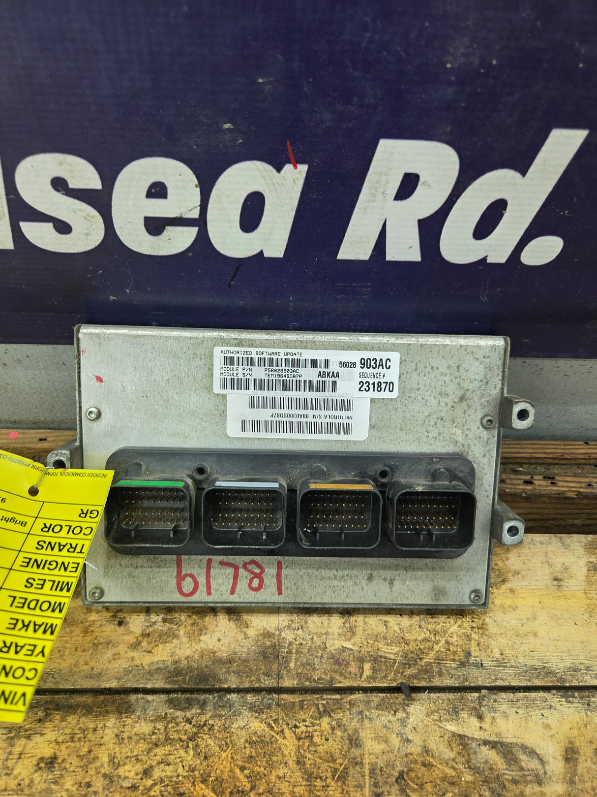 2005 Dodge Ram 1500 3.7L PCM P56028903AC