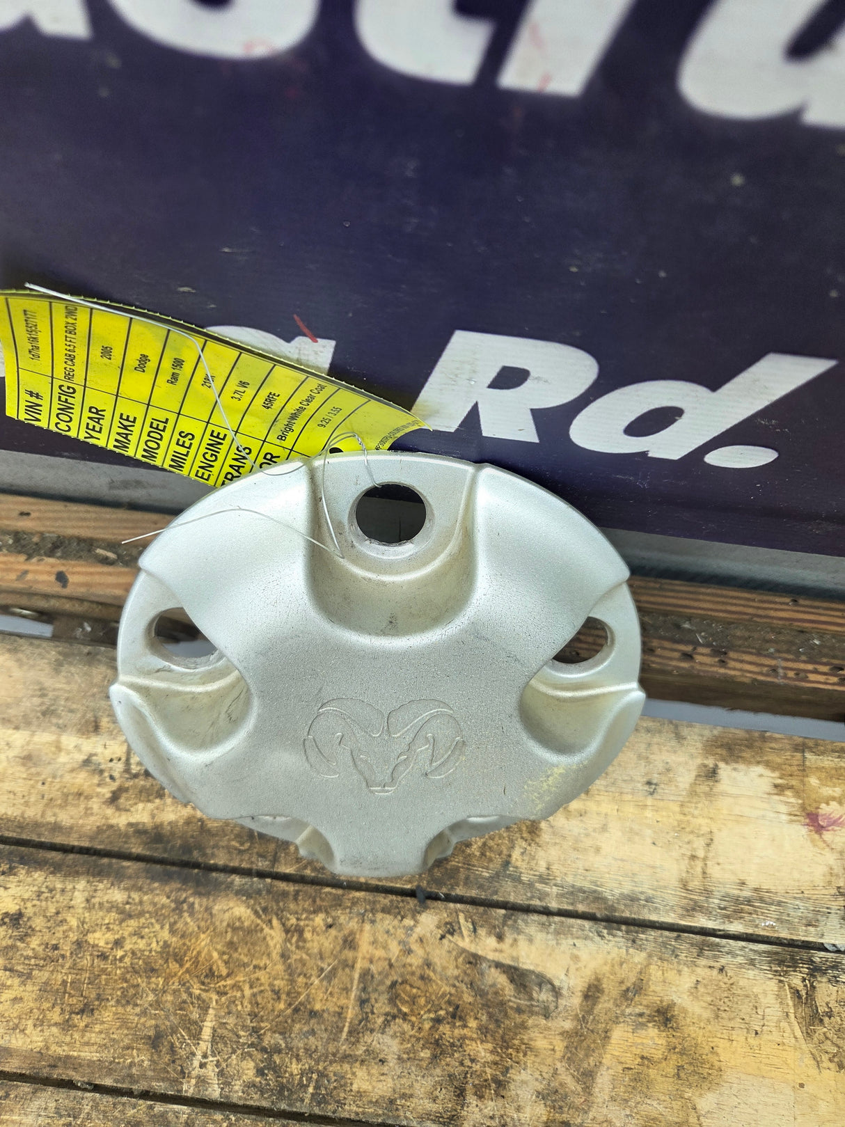 2002-2008 Dodge Ram 1500 OEM Center Wheel Cap Hub Cap 3rd Gen P/N 5845973