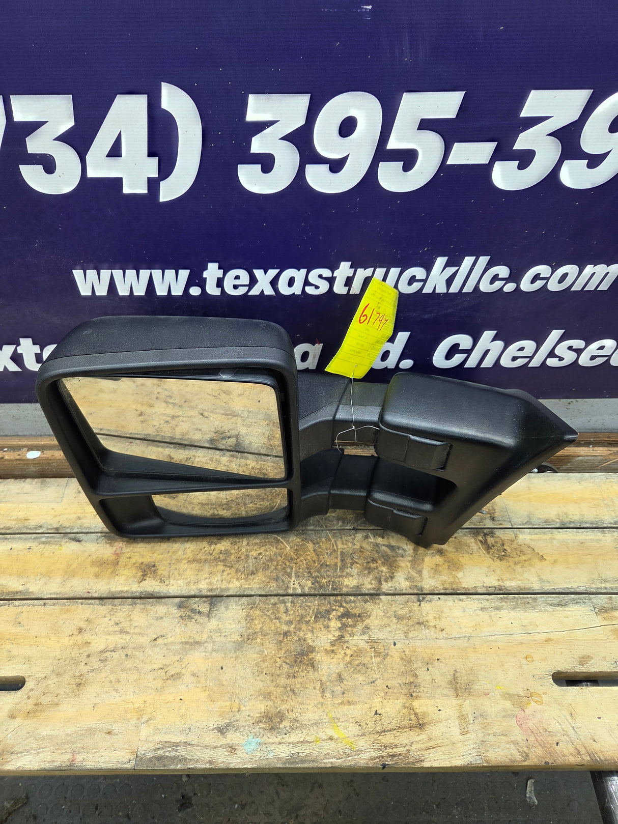 2008-2016 Ford Super Duty F250 F350 F450 F550 LH Driver Side Manual Towing Mirror OEM