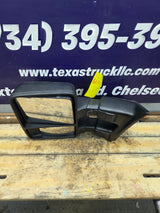 2008-2016 Ford Super Duty F250 F350 F450 F550 LH Driver Side Manual Towing Mirror OEM
