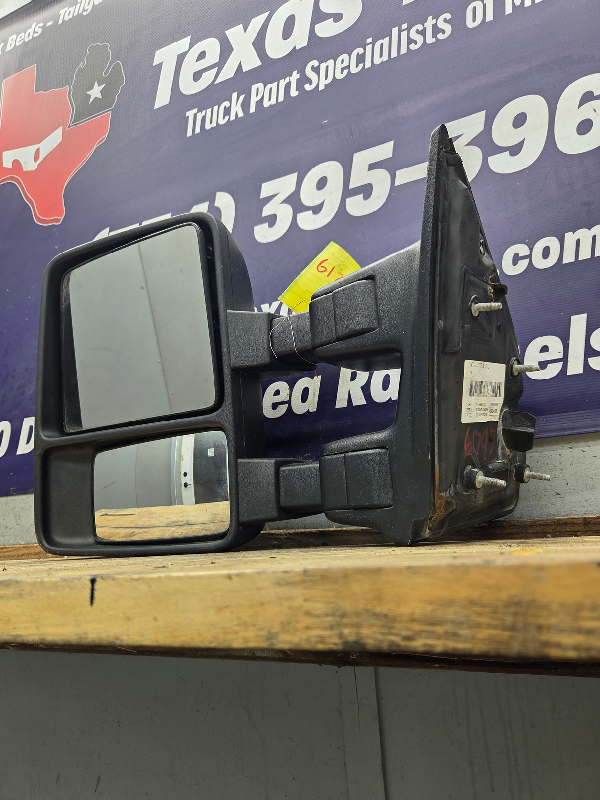 2008-2016 Ford Super Duty F250 F350 F450 F550 LH Driver Side Manual Towing Mirror OEM