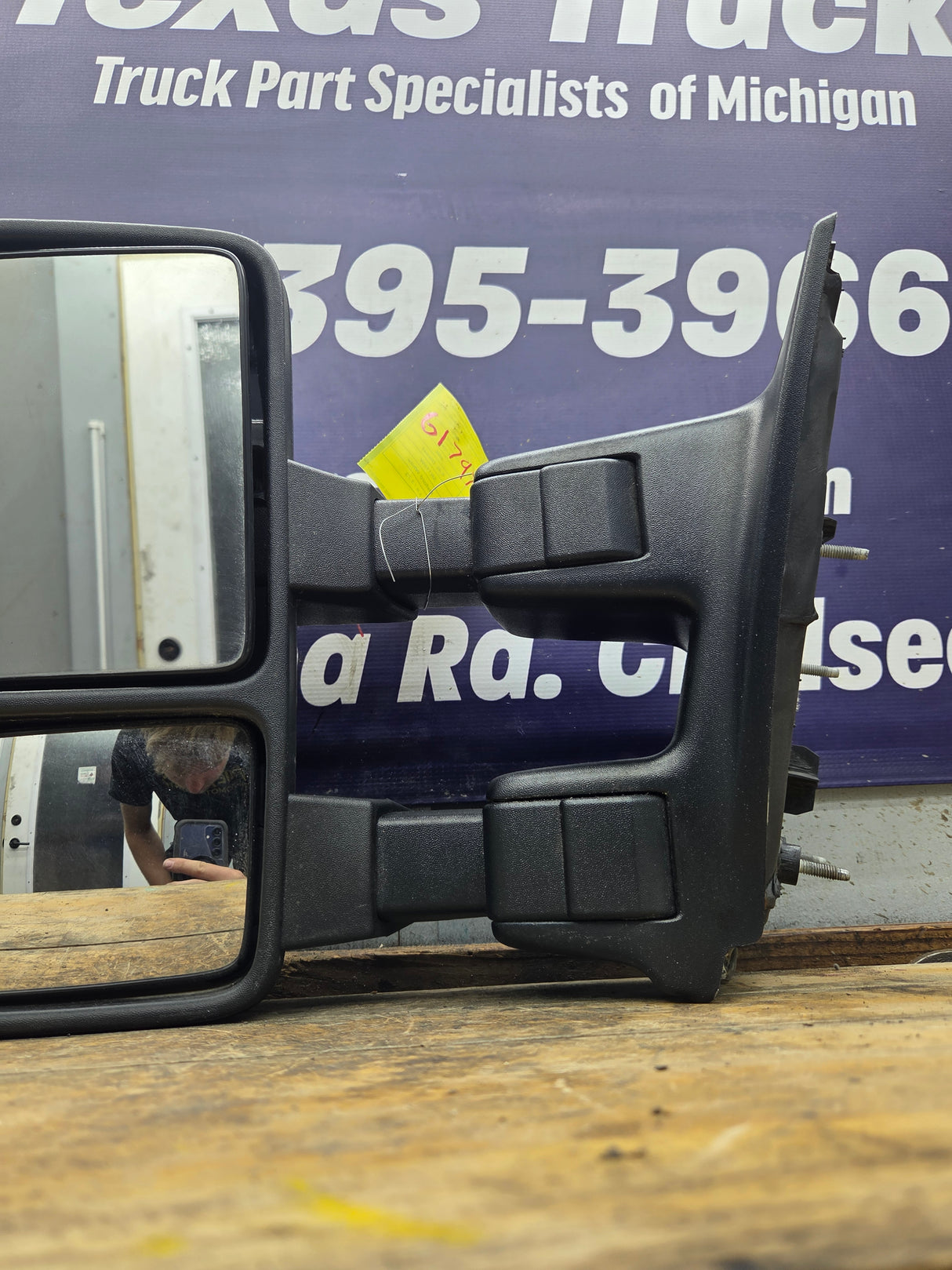 2008-2016 Ford Super Duty F250 F350 F450 F550 LH Driver Side Manual Towing Mirror OEM