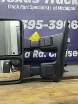 2008-2016 Ford Super Duty F250 F350 F450 F550 LH Driver Side Manual Towing Mirror OEM