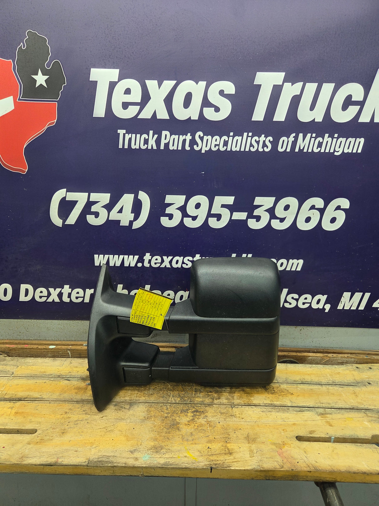 2008-2016 Ford Super Duty F250 F350 F450 F550 LH Driver Side Manual Towing Mirror OEM