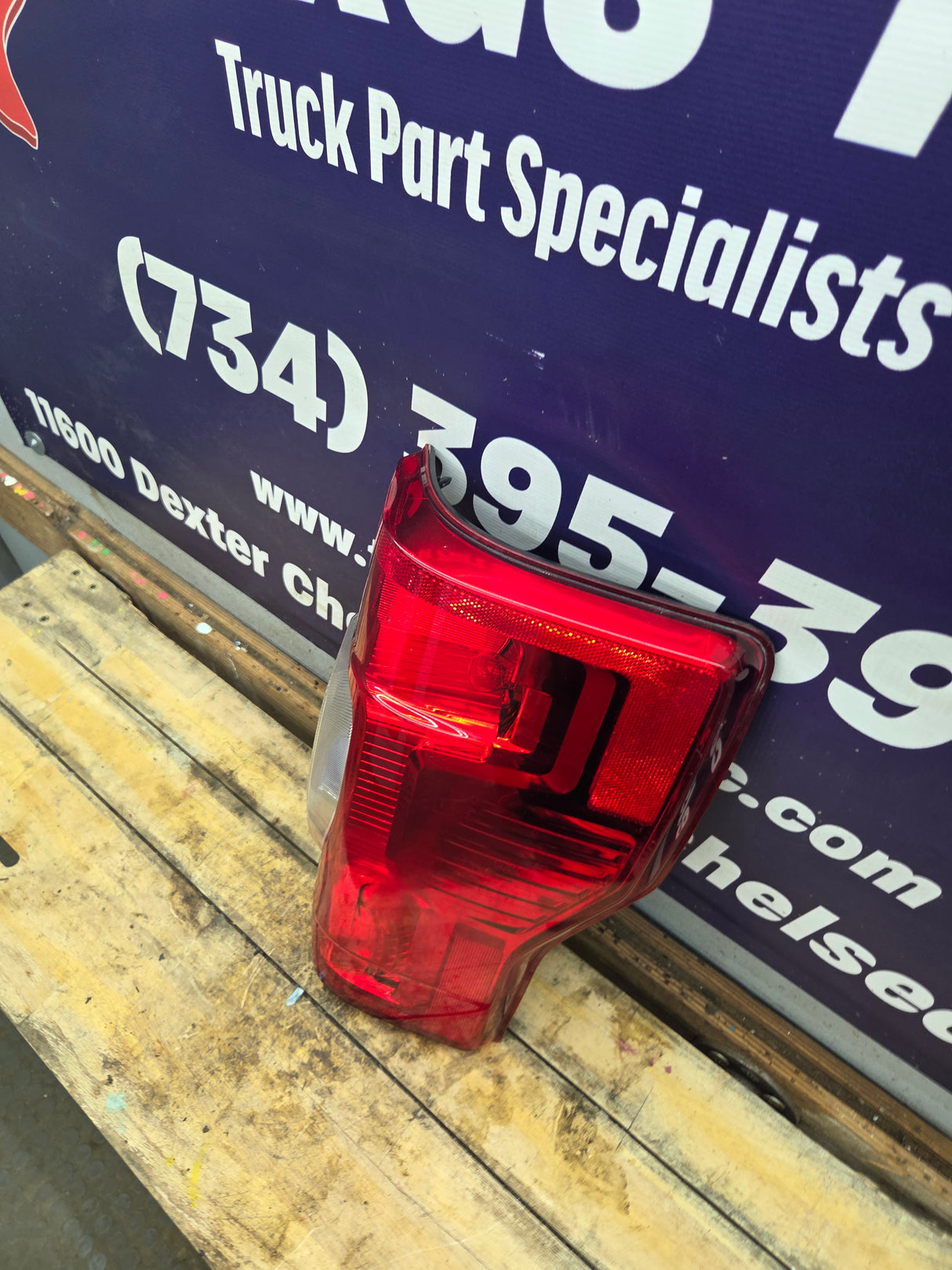 2020-2022 Ford Super Duty Passenger Side Tail Light Halogen LC3B-13B504-AD
