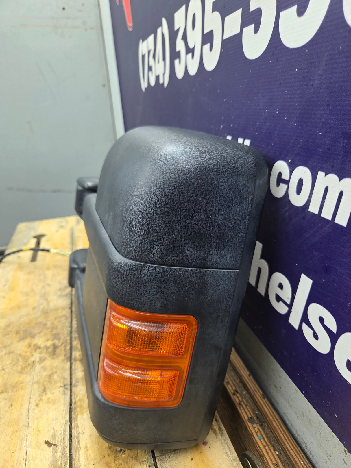 2008-2016 Ford Super Duty F250 F350 F450 F550 LH Driver Side Power Fold & Telescope Heated Towing Mirror OEM