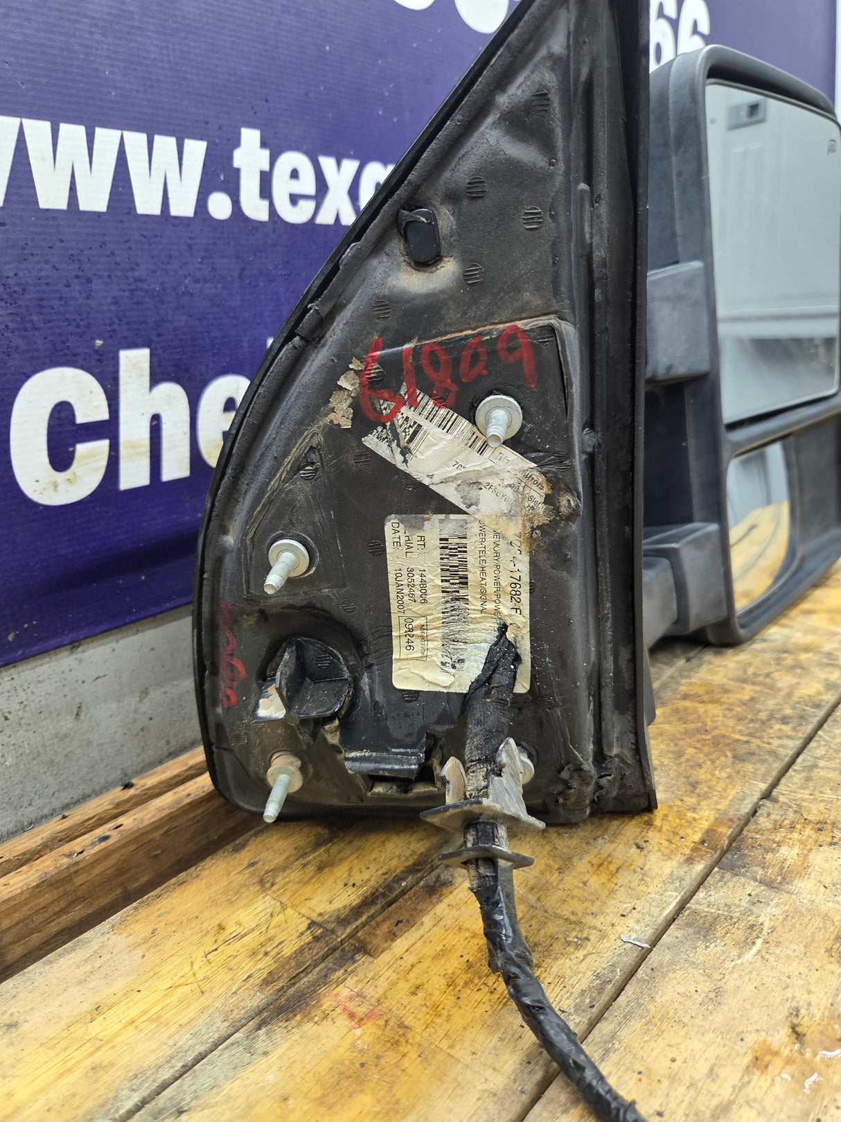 2008-2016 Ford Super Duty F250 F350 F450 F550 RH Passenger Side Power Fold & Telescope Heated Towing Mirror OEM