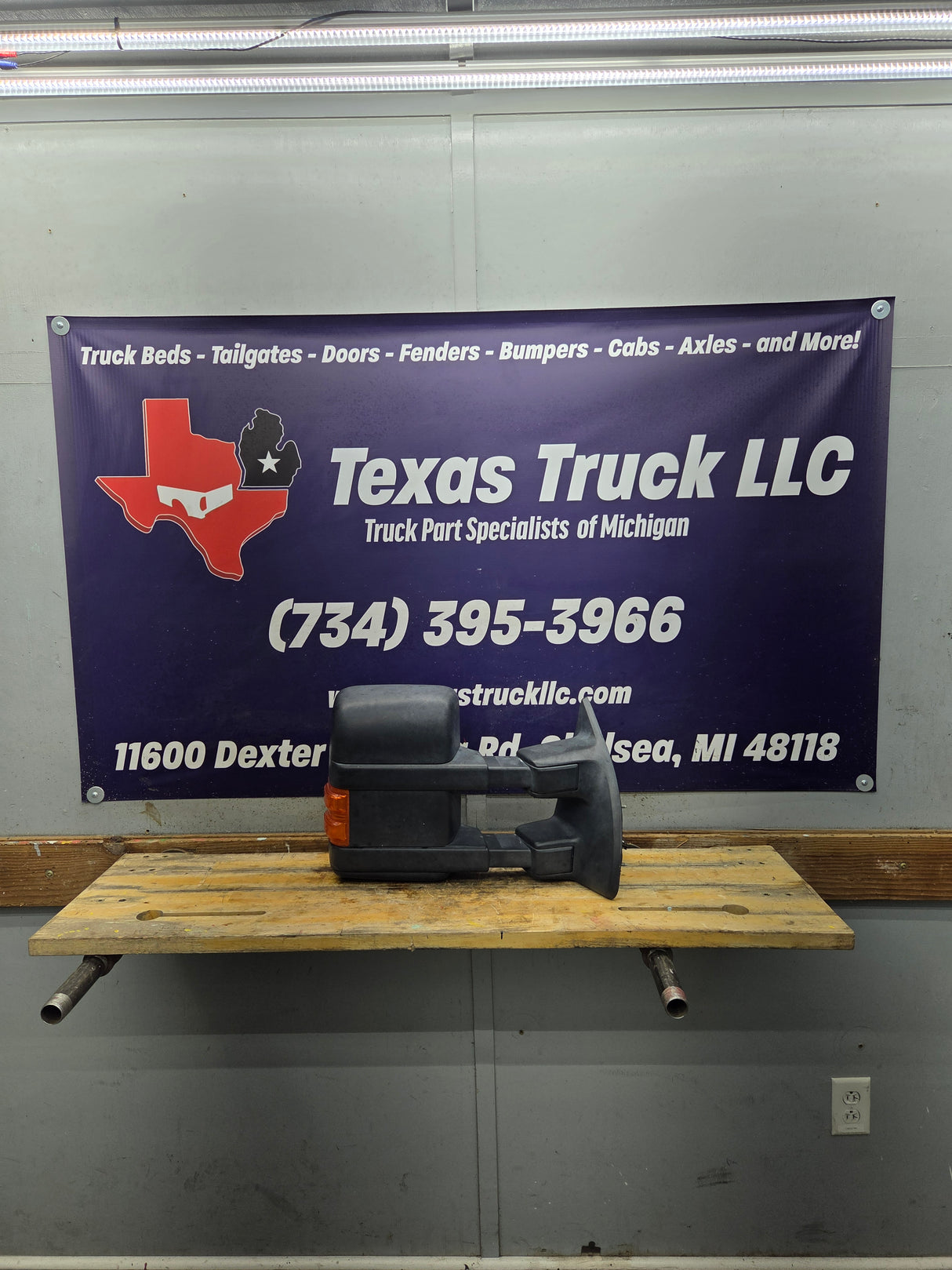 2008-2016 Ford Super Duty F250 F350 F450 F550 RH Passenger Side Power Fold & Telescope Heated Towing Mirror OEM