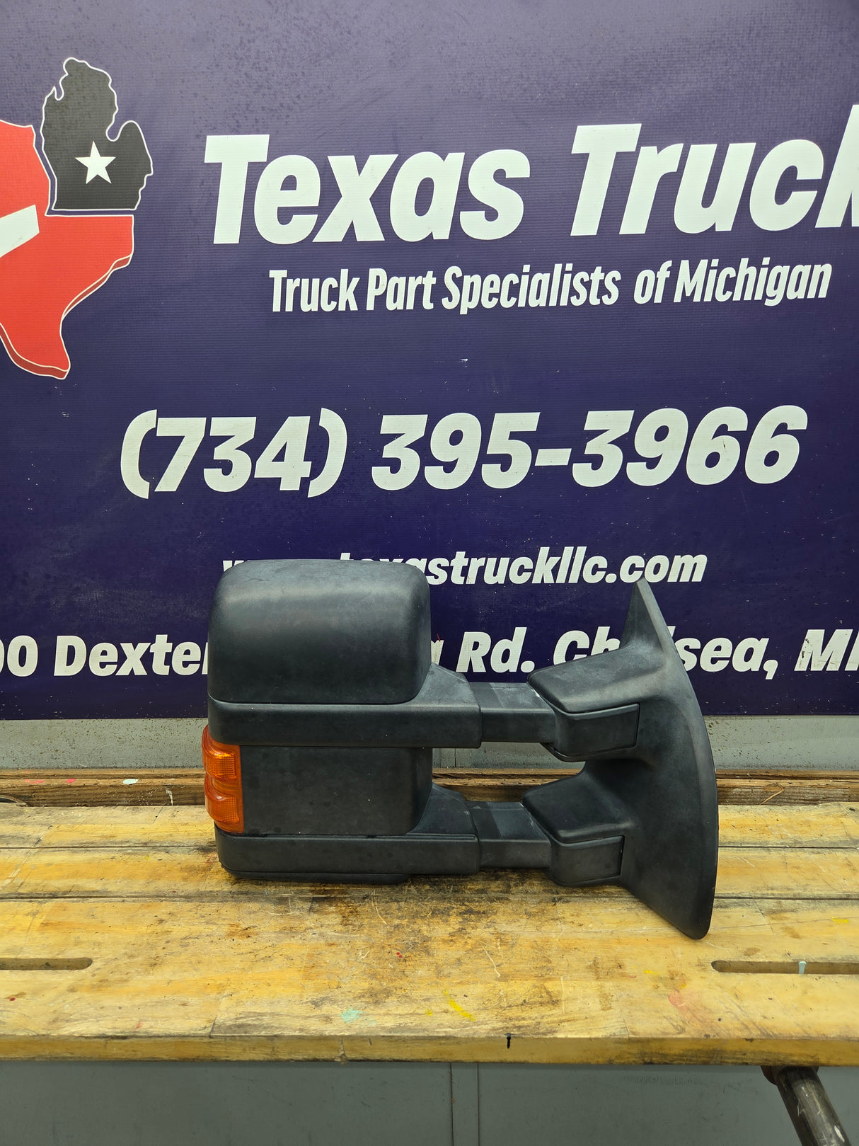 2008-2016 Ford Super Duty F250 F350 F450 F550 RH Passenger Side Power Fold & Telescope Heated Towing Mirror OEM