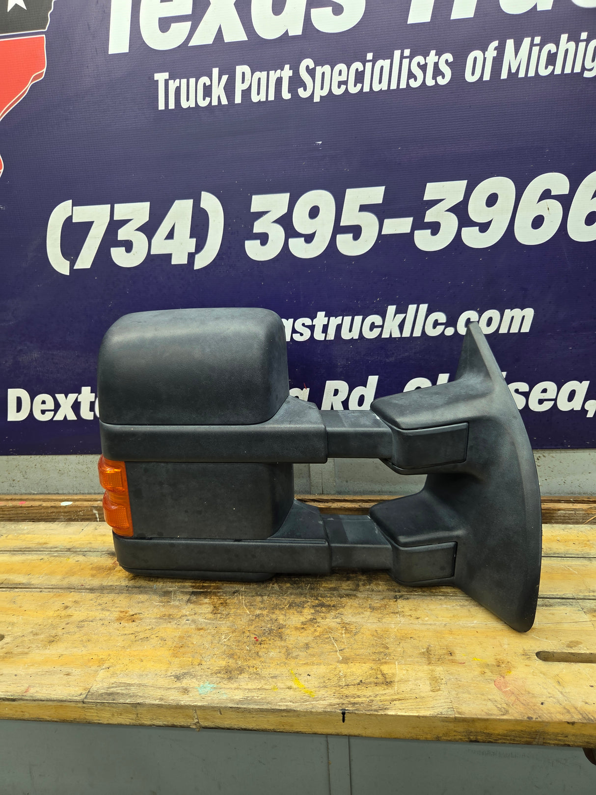 2008-2016 Ford Super Duty F250 F350 F450 F550 RH Passenger Side Power Fold & Telescope Heated Towing Mirror OEM
