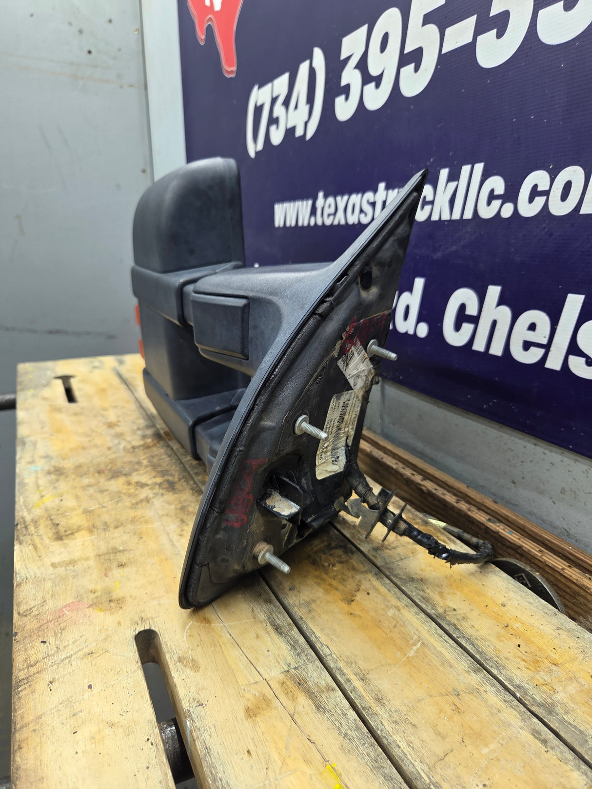2008-2016 Ford Super Duty F250 F350 F450 F550 RH Passenger Side Power Fold & Telescope Heated Towing Mirror OEM